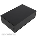 RS PRO Aluminum case, Aluminum, Height: 134 mm, Depth: 300 mm