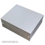 RS PRO Aluminum case, Aluminum, Height: 134 mm, Depth: 367 mm