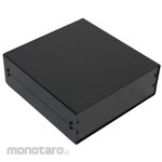 RS PRO Aluminum case, Aluminum, Height: 90 mm, Depth: 260 mm