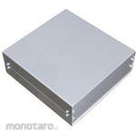 RS PRO Aluminum case, Aluminum, Height: 90 mm, Depth: 260 mm