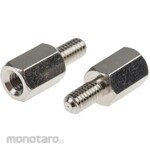 RS PRO Hex Standoff RS Pro Brass M4 x 10mm