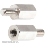 RS PRO Hex Standoff RS Pro Brass M4 x 12mm