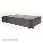 RS PRO RS PRO 19 inch Rack Mount Case, 1U, Height: 39.6mm, Black