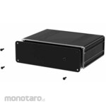 RS PRO RS PRO Aluminium Case for Electronic Devices, 160 x 169.8 x 53.8mm, Black
