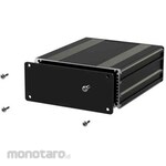 RS PRO RS PRO Aluminium Case for Electronics, 160 x 108.5 x 45mm, Black