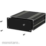 RS PRO RS PRO Aluminium Case for Electronics, 80 x 108.5 x 45mm, Black