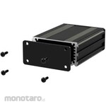 RS PRO RS PRO Aluminium Case for Electronics, 80 x 63.5 x 30mm, Black