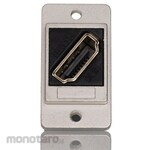 RS PRO RS PRO Feed-Through HDMI Connector, Female to Female, 29mm x 35.5mm x 19mm, Connection Orientation: Straight