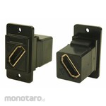 RS PRO RS PRO Feed-Through HDMI Connector, Female to Female, 29mm x 35.5mm x 19mm, Connection Orientation: Straight
