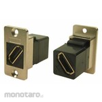 RS PRO RS PRO Feed-Through HDMI Connector, Female to Female, 35.5mm x 19mm x 31mm, Connection Orientation: Straight