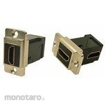RS PRO RS PRO Feed-Through HDMI Connector, Female, 35.3 x 19 x 35.5 mm, Connection Orientation: Right Angle