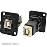 RS PRO RS PRO Feed-Through USB Connector B to B, Female to Female Panel Mount