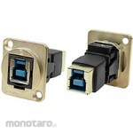 RS PRO RS PRO Feed-Through USB Connector B to B, Female to Female Panel Mount