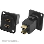 RS PRO RS PRO Feed-Through USB Connector C, Female to Male Panel Mount