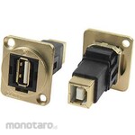RS PRO RS PRO Feedthrough USB Connector A to B, Female Panel Mount