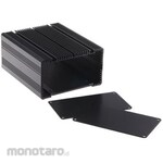 RS PRO RS PRO Heat Sink Case, 125 x 105 x 60.5mm, Black