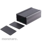 RS PRO RS PRO Heat Sink Case, 165 x 105 x 60.5mm, Black