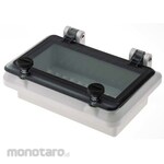 RS PRO RS PRO Inspection Window, Grey Polycarbonate, 94mm x 127mm x 47mm