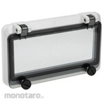 RS PRO RS PRO Inspection Window, Grey Polycarbonate, 94mm x 162mm x 24mm
