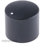 RS PRO RS PRO Knob, 6mm, Diameter: 19.8mm, Spline