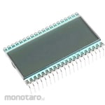 RS PRO RS PRO LCD Monochrome Display, Reflective, 7 Segment, Grey, 1 Row, 4-1/2 Characters x 4-1/2 Char