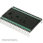 RS PRO RS PRO LCD Monochrome Display, Semi-Transmissive, 7 Segment, Grey, 1 Row, 3-1/2 Characters x 3-1/2 Char