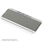 RS PRO RS PRO LCD Monochrome Display, Semi-Transmissive, 7 Segment, Grey, 1 Row, 6 Characters x 6 Char