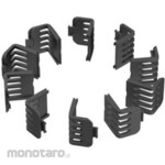 RS PRO RS PRO Mounting Hole Plug, ABS Plastic, Black, 24.2mm x 28.8mm