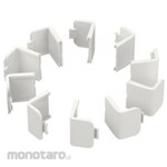 RS PRO RS PRO Mounting Hole Plug, ABS Plastic, White, 24.2mm x 28.8mm