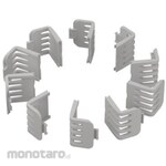 RS PRO RS PRO Mounting Hole Plug, Light Grey, ABS Plastic, 24.2mm x 28.8mm