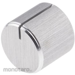 RS PRO RS Pro Aluminum Volume Adjustment Knob (Knob) Shaft: 6.35mm, Diameter: 16mm, x Height: 14mm