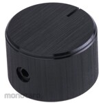 RS PRO RS Pro Aluminum Volume Adjustment Knob (Knob) Shaft: 6.35mm, Diameter: 22mm, x Height: 14mm