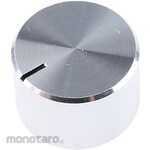 RS PRO RS Pro Aluminum Volume Adjustment Knob (Knob) Shaft: 6.4mm, Diameter: 18mm, x Height: 12mm