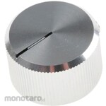 RS PRO RS Pro Aluminum Volume Adjustment Knob (Knob) Shaft: 6.4mm, Diameter: 20mm, x Height: 12.5mm
