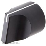 RS PRO RS Pro Aluminum Volume Adjustment Knob (Knob) Shaft: 6mm, Diameter: 22mm, x Height: 26.7mm