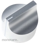 RS PRO RS Pro Aluminum Volume Adjustment Knob (Knob) Shaft: 6mm, Diameter: 31.8mm, x Height: 26.7mm