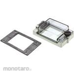 RS PRO RS Pro Inspection Window Viewing Window Polycarbonate Gray, 78mm x 49mm x 27mm