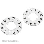 RS PRO RS Pro Volume adjustment knob (knob) / Accessory for knob Shaft: 17mm, Diameter: 36.8mm