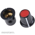 RS PRO RS Pro Volume adjustment knob (knob) / Accessory for knob Shaft: 3.175mm, Diameter: 11.6mm