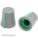 RS PRO RS Pro Volume adjustment knob (knob) / Accessory for knob Shaft: 6.4mm, Diameter: 13mm