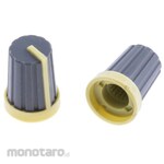 RS PRO RS Pro Volume adjustment knob (knob) / Accessory for knob Shaft: 6mm, Diameter: 13mm
