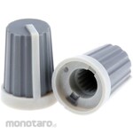 RS PRO RS Pro Volume adjustment knob (knob) / Accessory for knob Shaft: 6mm, Diameter: 13mm