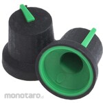 RS PRO RS Pro Volume adjustment knob (knob) / Accessory for knob Shaft: 6mm, Diameter: 16.8mm