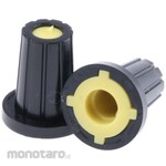 RS PRO RS Pro Volume adjustment knob (knob) / Accessory for knob Shaft: 6mm, Diameter: 17mm