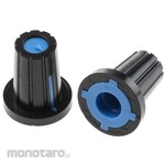 RS PRO RS Pro Volume adjustment knob (knob) / Accessory for knob Shaft: 6mm, Diameter: 17mm