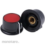 RS PRO RS Pro Volume adjustment knob (knob) / Accessory for knob Shaft: 6mm, Diameter: 28mm