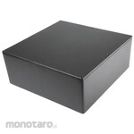 RS PRO RS Pro aluminum case, aluminum black, 250 x 250 x 100mm