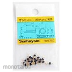 SUNHAYATO Oscilloscope probe check terminal for 0.8mm hole, black, RoHS