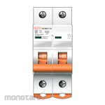Boss Miniature Circuit Breaker 2 Pole 6kA (MCB/Pemutus Sirkuit)