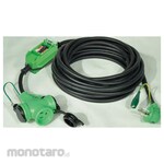 ESCO [Overload/Short Circuit Leakage Protection] Leakage protection plug (rainproof)